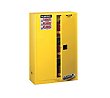 Justrite 45-Gallon Sure-Grip EX Self-Closing Waste Cabinet - White